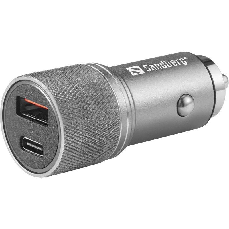 Sandberg Car Charger 1xQC3.0+1xUSB-C Sandberg Car Charger 1xQC3.0+1xUSB-C